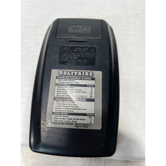 Klondike Solitaire Electronic Handheld Game By Radica - Picture 3 of 3